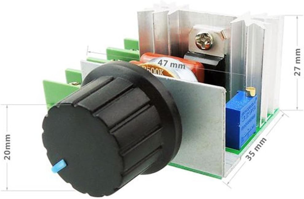 2000W Adjustable PWM AC Motor Speed Controller Module - 50V-220V Regulator
