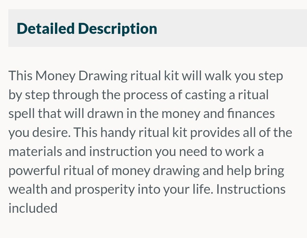 Money Drawing Ritual