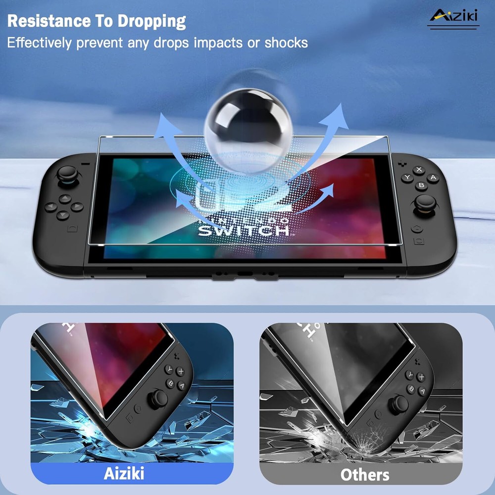 2 Pack Screen Protector for Nintendo Switch 2 (2025) Tempered Glass,Shatterproof