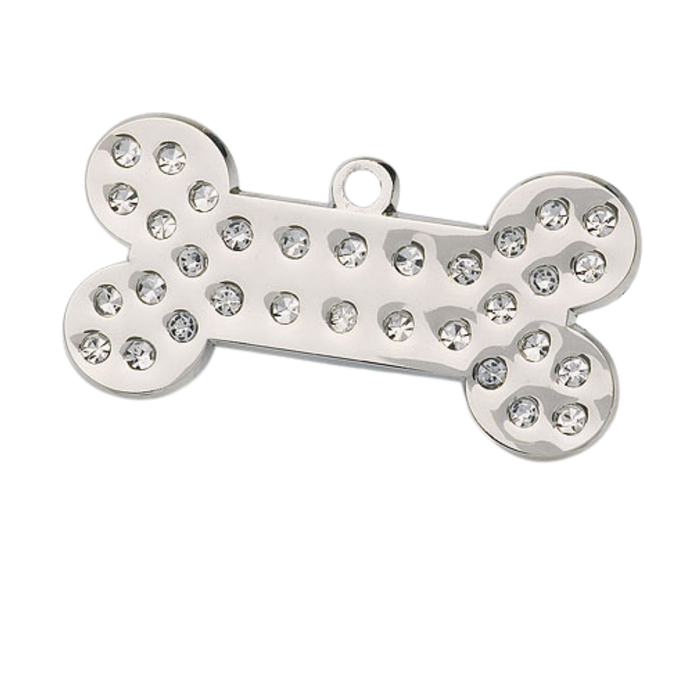 Bone Bling Pet ID Tag