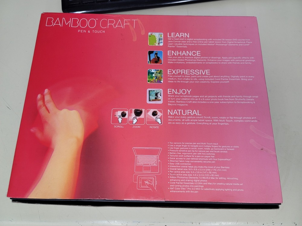 BAMBOO CRAFT # CTH461 - TESTED/WORKING - FREE SHIP
