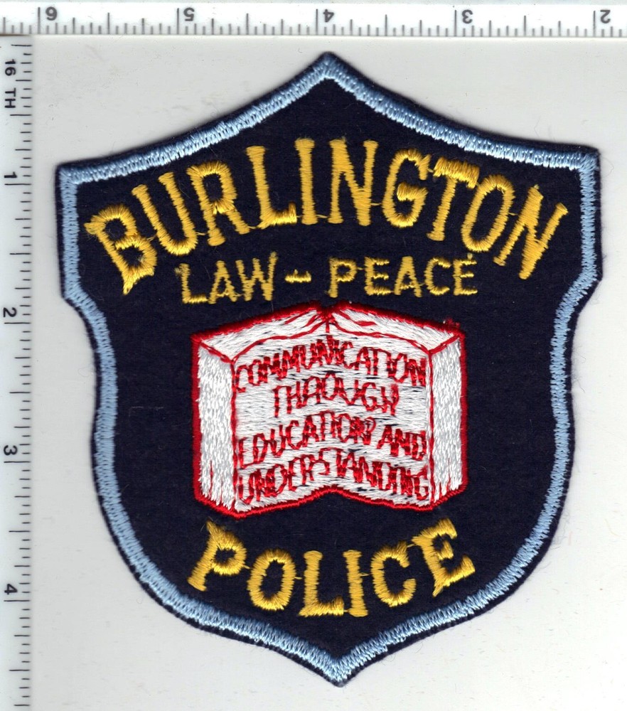 Burlington Police (Massachusetts) 3rd Issue Shoulder Patch