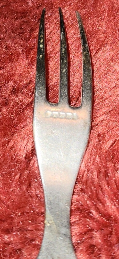 Vintage Bone Handle 3 Prong Tine Fork Primitive Utensil