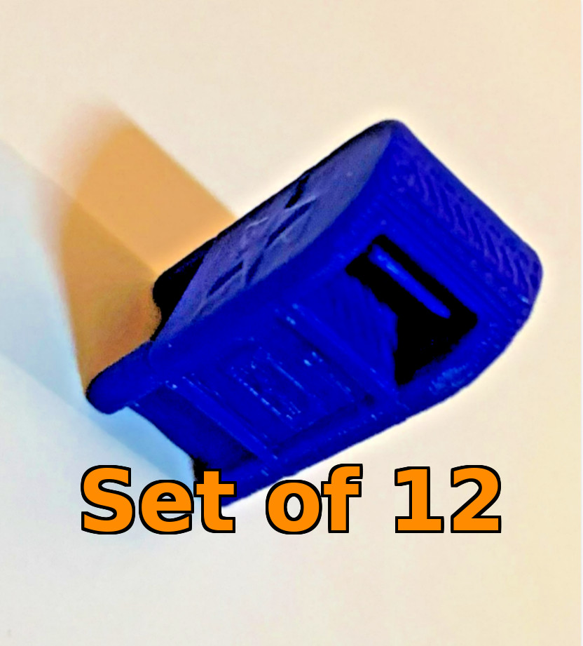 O Scale Roadside Postal Mail Boxes and City Mailboxes 12-Pack 1:48
