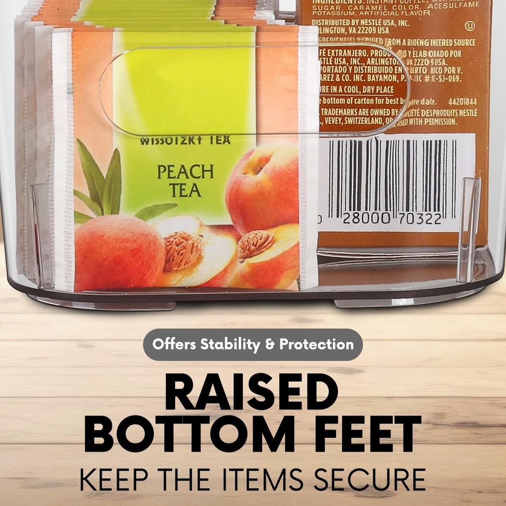 BPA-Free Stackable Storage Bins - Large Clear Organizers for Multi-Purpose Use