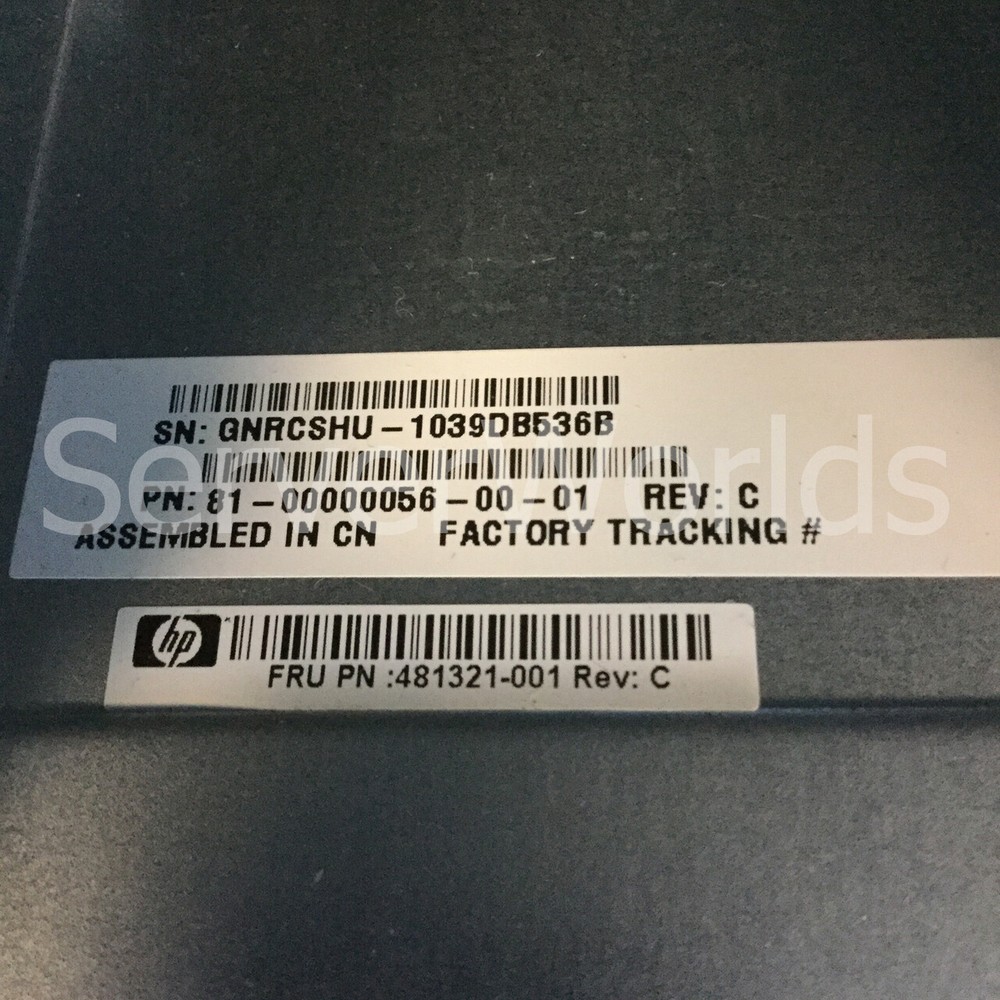 HP 481321-001 MSA2000 Chassis w/ midplane board