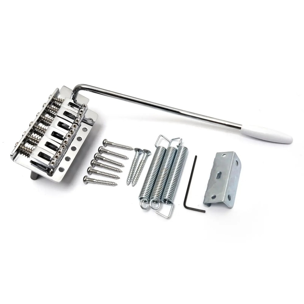 Left-hand electric guitar single tremolo bridge saddle replacement