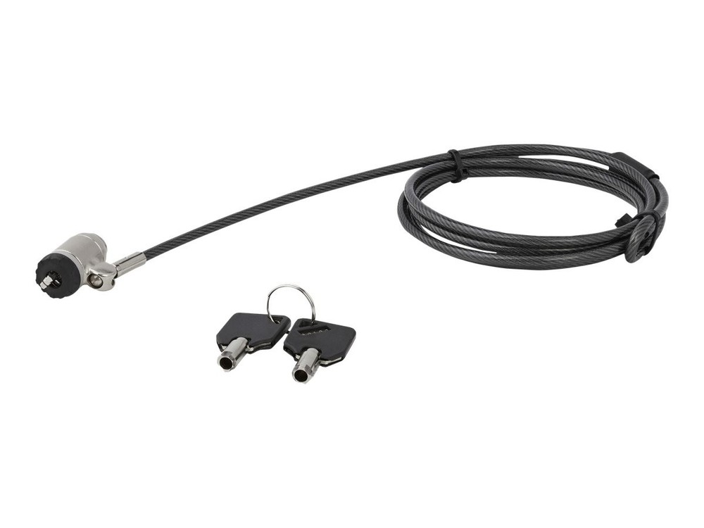 StarTechcom LTLOCKKEY Button Laptop Security Lock Cable with Key