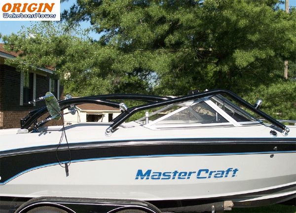 Origin Catapult Boat Wakeboard Tower + Pro bimini + Speaker +Wakeboard/Surf Rack