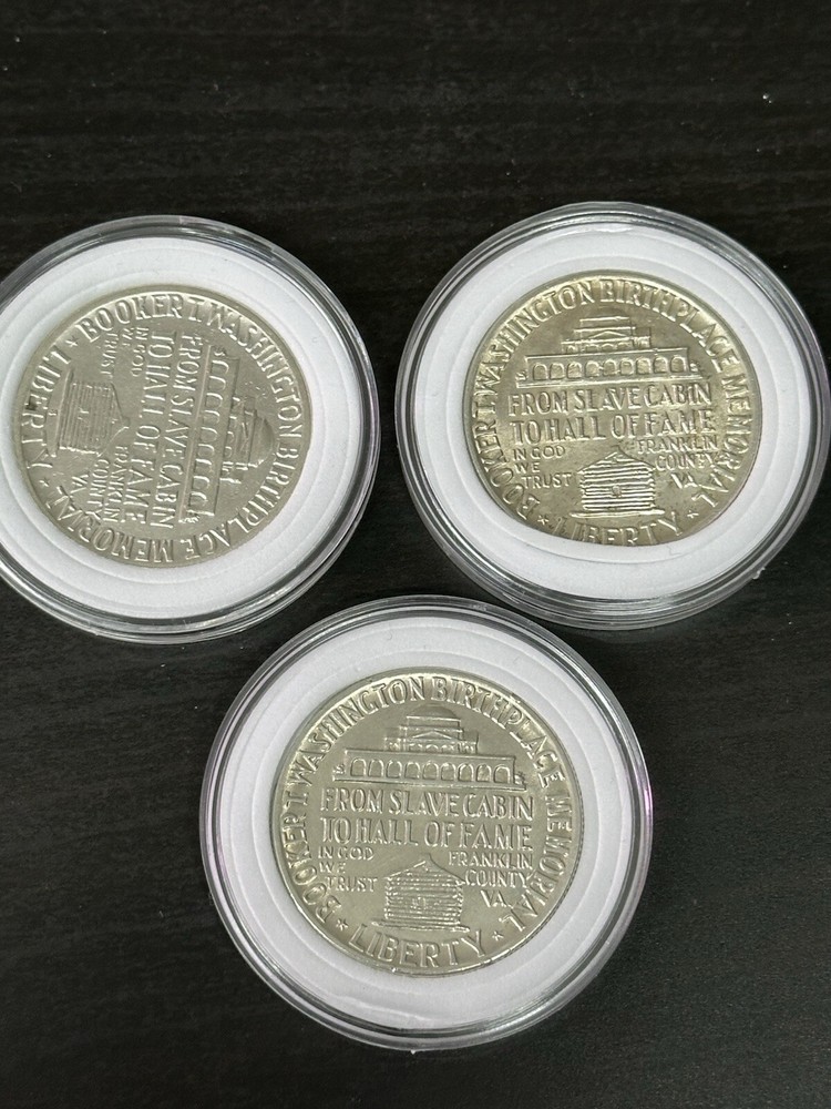 Mixed Booker T Washington Silver 50c Slider Quality!!