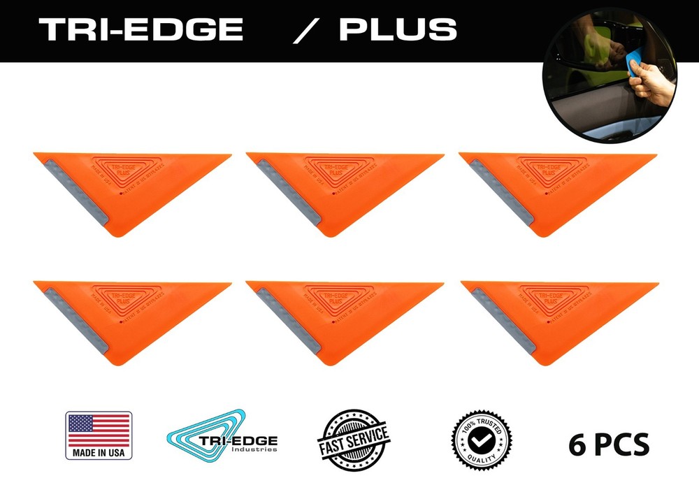 Window Tint Tools Tri-Edge Plus 6 pcs