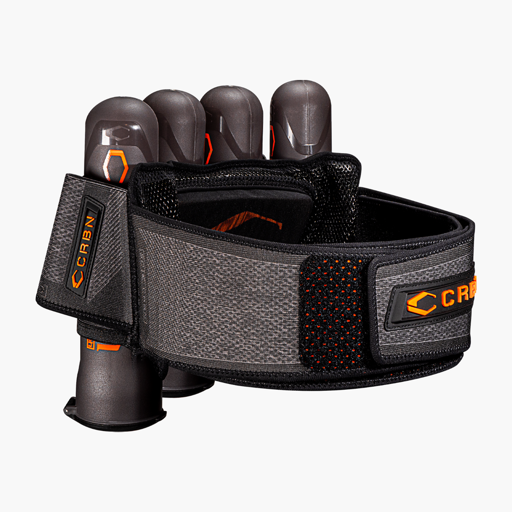 CRBN Carbon Paintball SC Harness 4+7 Pod Pack Adjustable Back Support S/M Black