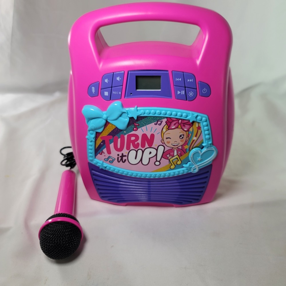JoJo Siwa Bluetooth MP3 Karaoke with Light Show
