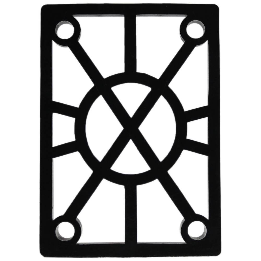 Longboard Angled Riser Pad (hard plastic) Single (8mm to 14mm)