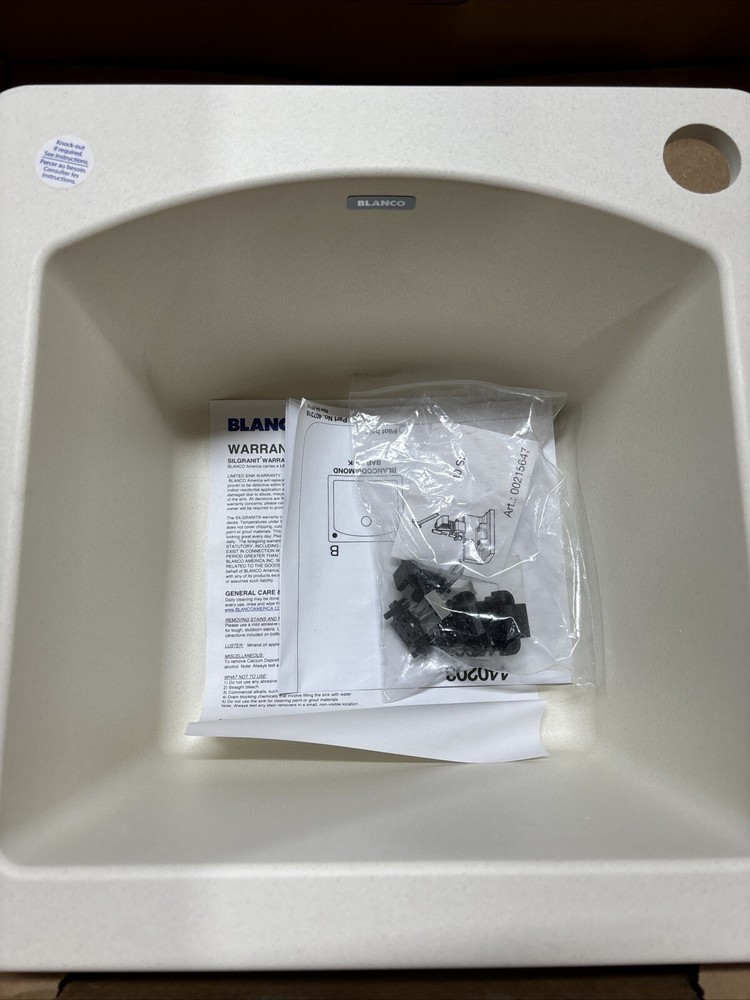 Blanco 440206 Bar Sink - Biscuit