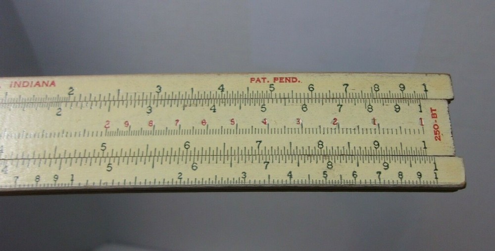 Vintage Lawrence Engineering Service Slide Rule