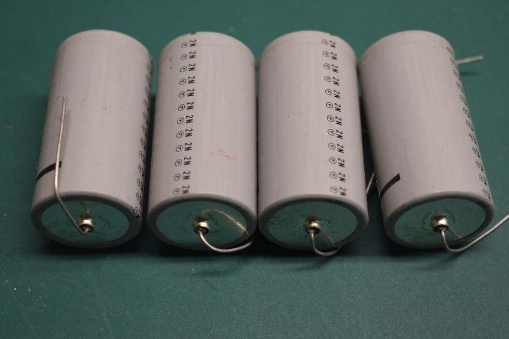 Elna 33 uF 450 Vdc Amplifier Electrolytic Filter Capacitor Tested Four