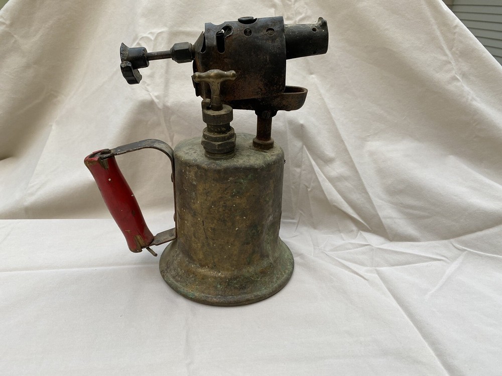 Vintage Brass Plumbers Kerosene Hand Torch