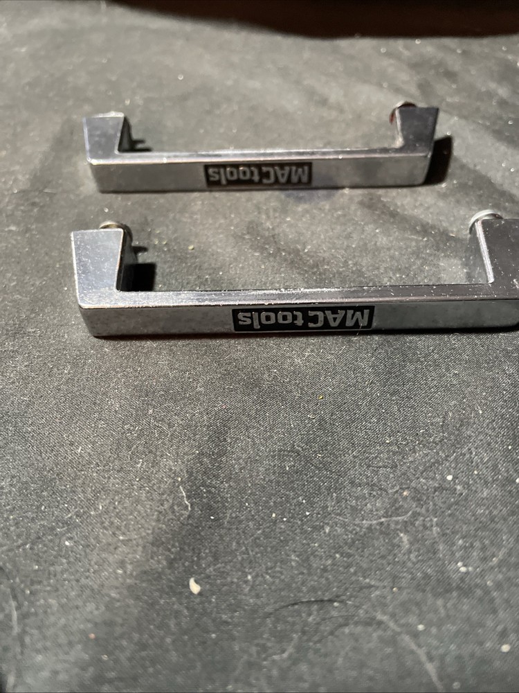 Vintage Mac Tool Box Drawer Handle w/Screws Square Frame 4'' Long x 1'' Deep