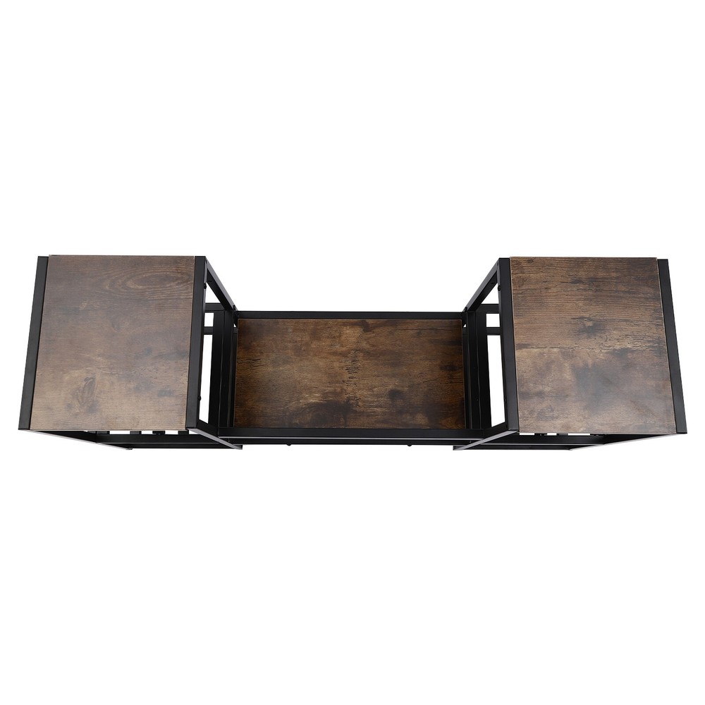 Stylish Wall Mounted Wine Rack - 3-Tier Storage for Bottles & Decor