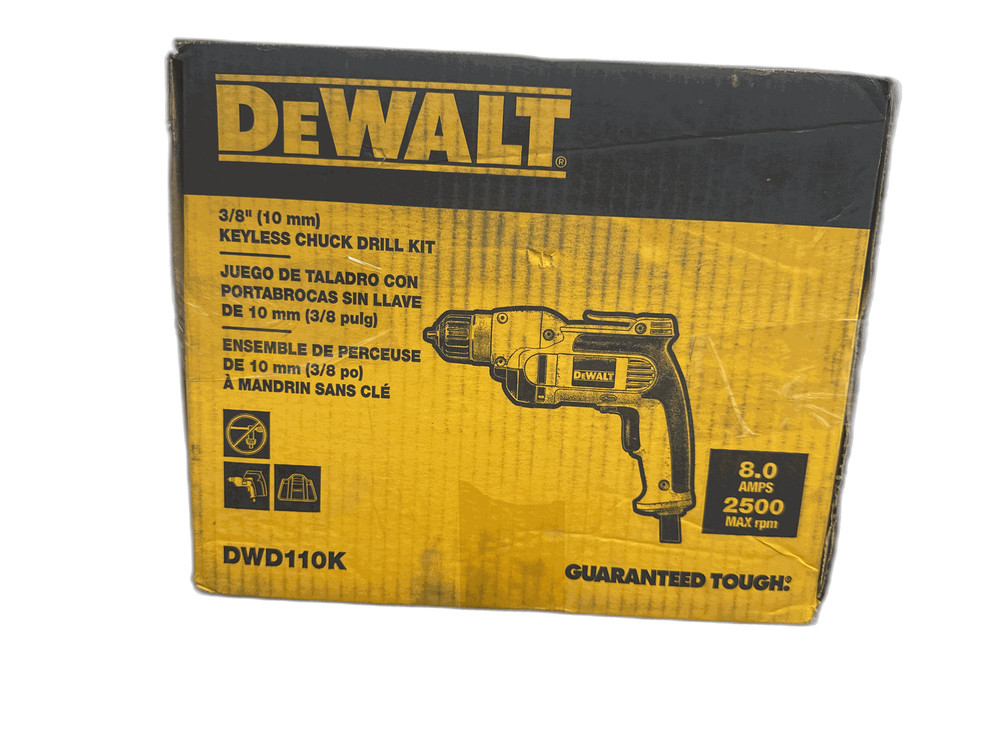 DEWALT 8 Amp Corded 3/8 in. Variable Speed Drill