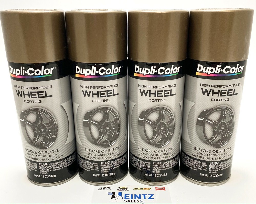 Duplicolor HWP105 High Performance Bronze Wheel & Rim Coating - 4 PACK