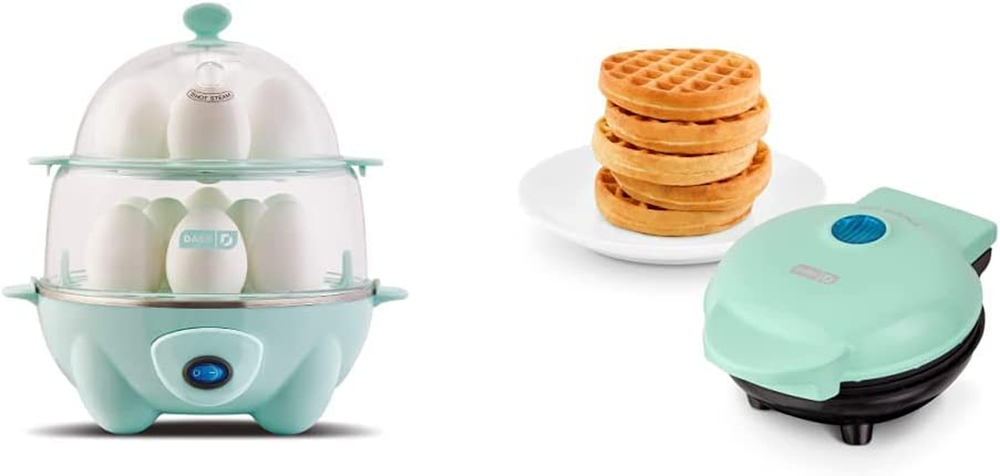 DASH Deluxe Rapid Egg Cooker - 12 Capacity, Multi-Function, Auto Shut Off - Blac