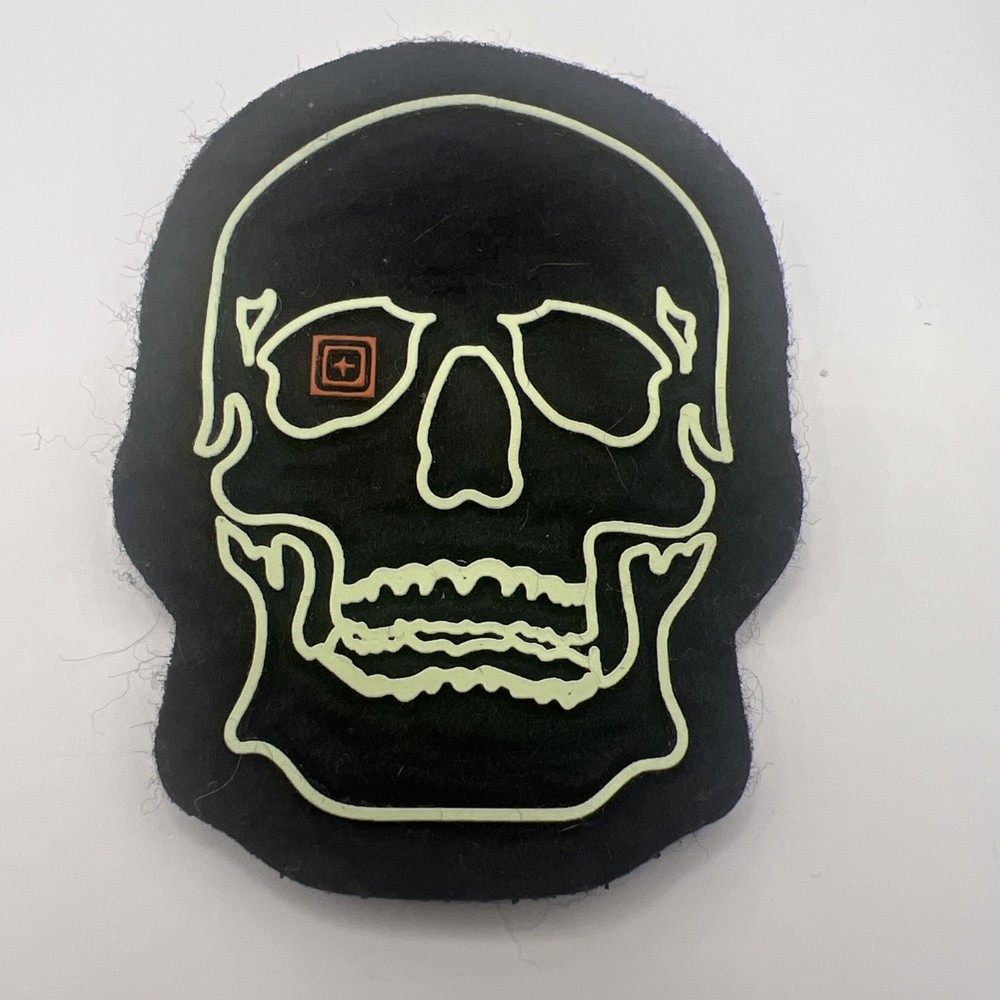 5.11 Tactical Glow in the Dark Skull Patch