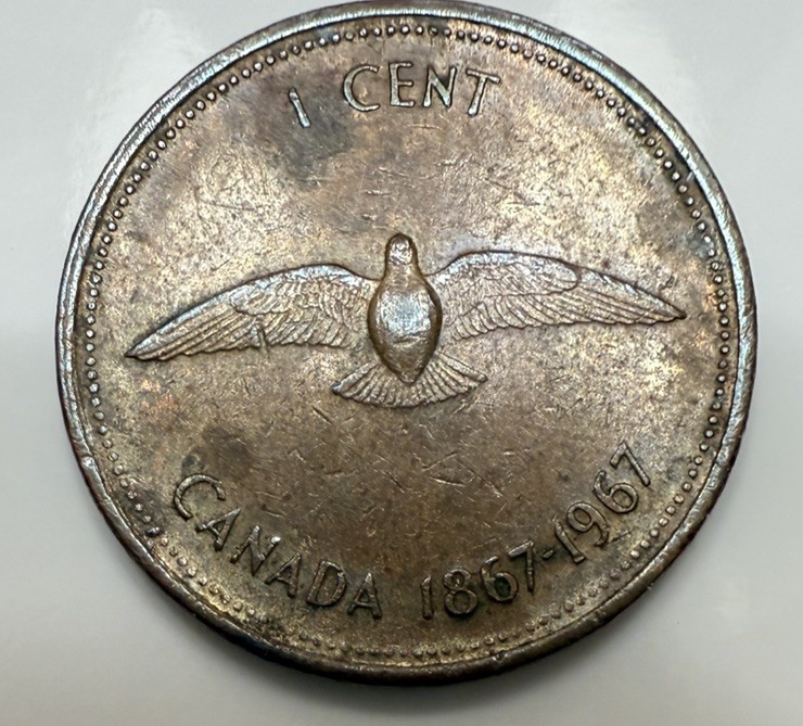 1867-1967 Canadian Penny