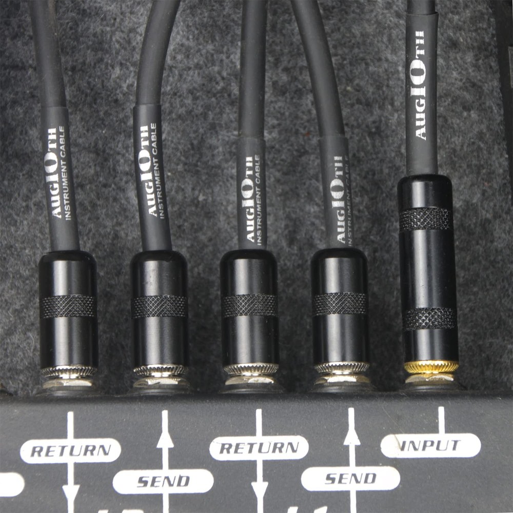 18 Inch Guitar Patch Cable 45 CM Performance Effect 18in-2Pack, Black