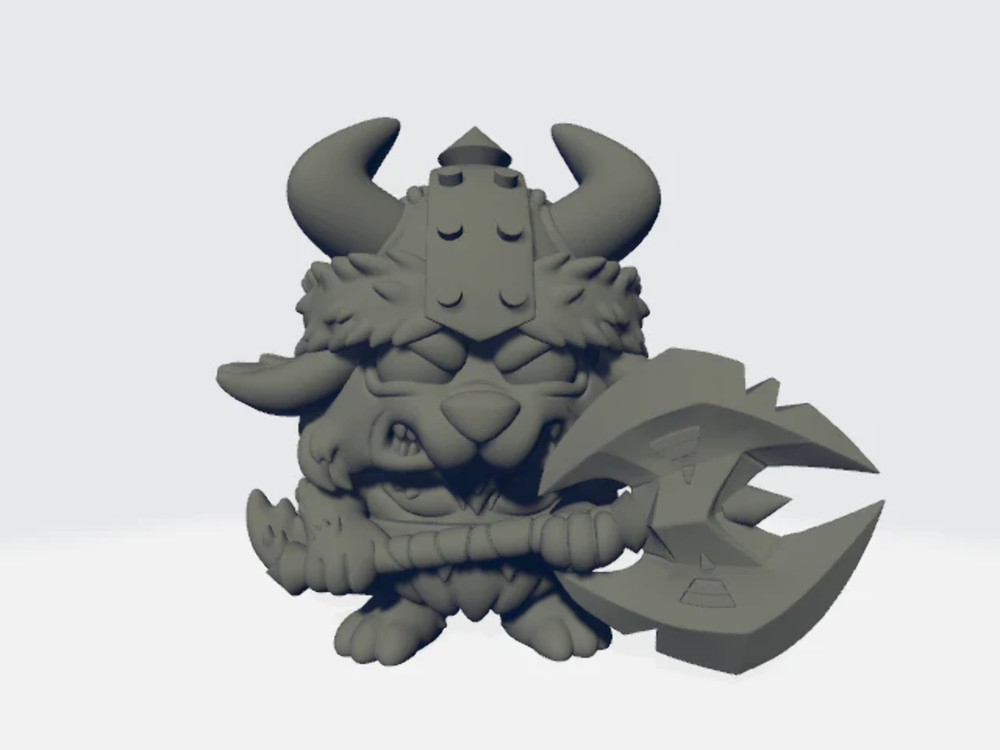 Chibi Tykes - Barbarian Dog