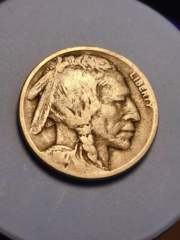 1917 D Buffalo Nickel #1055