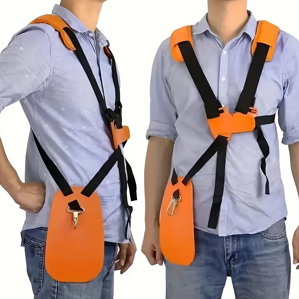Trimmer Harness Strap -Adjustable Shoulder Support for Lawn Mower & Garden Tools
