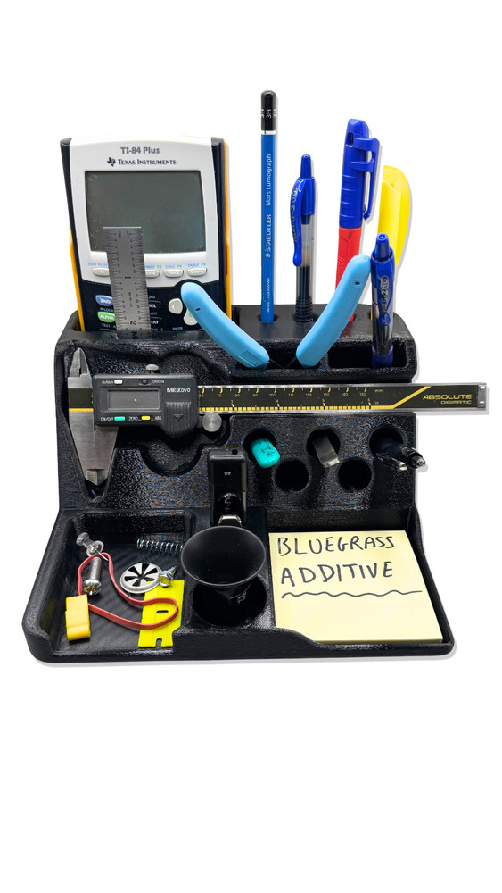 Engineer Desk Organizer, Tool Caddy, Machinist Tool Holder, Calipers, Workbench
