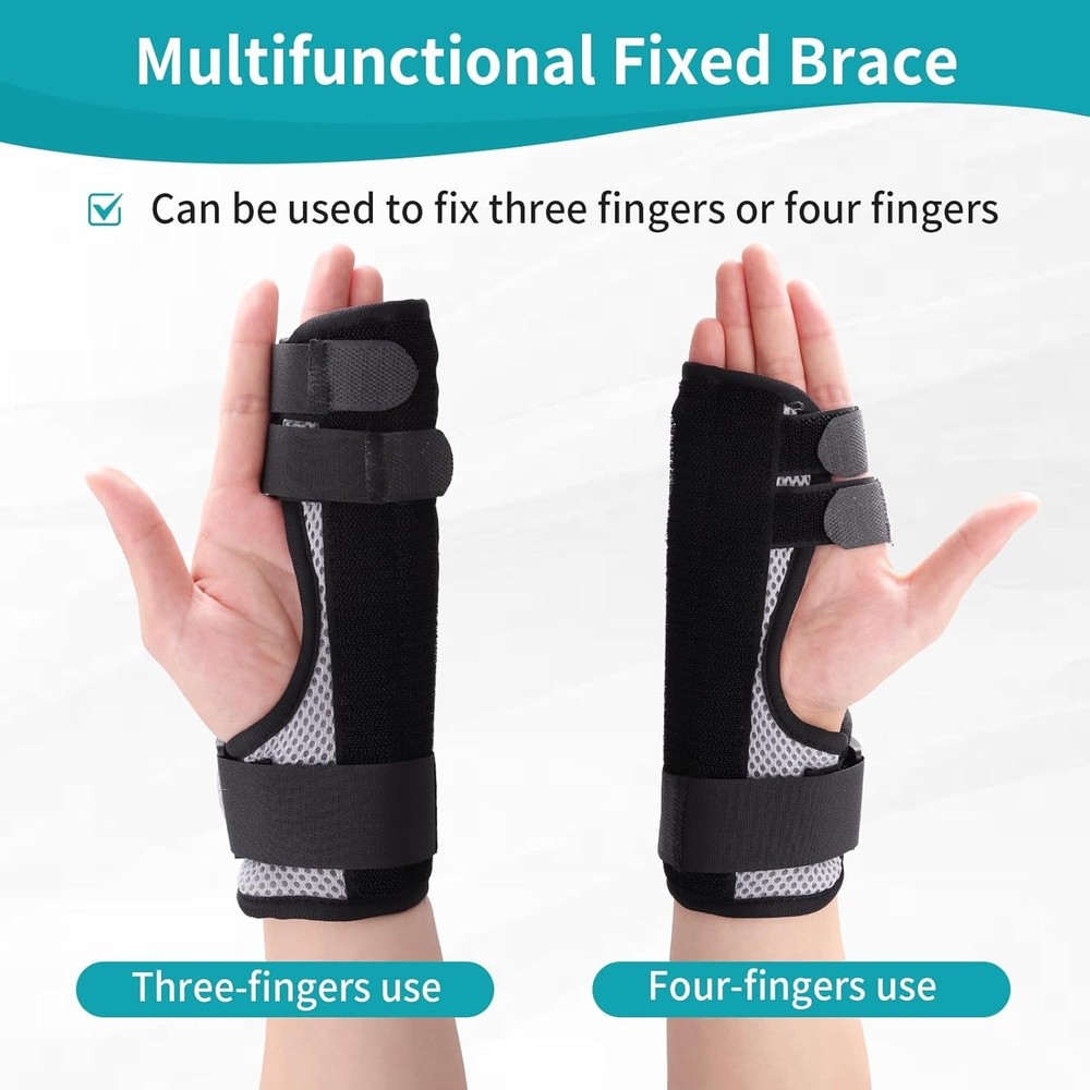 Trigger Finger Splint - Multi-Finger Brace, Adjustable Hand&Wrist Support