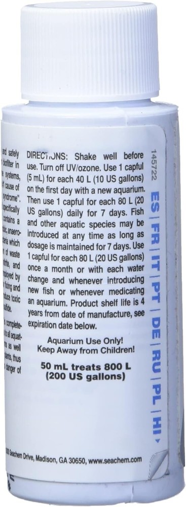 50 ml Stability Aquarium Treatment - Rapid Biofilter Support for Fish Tanks