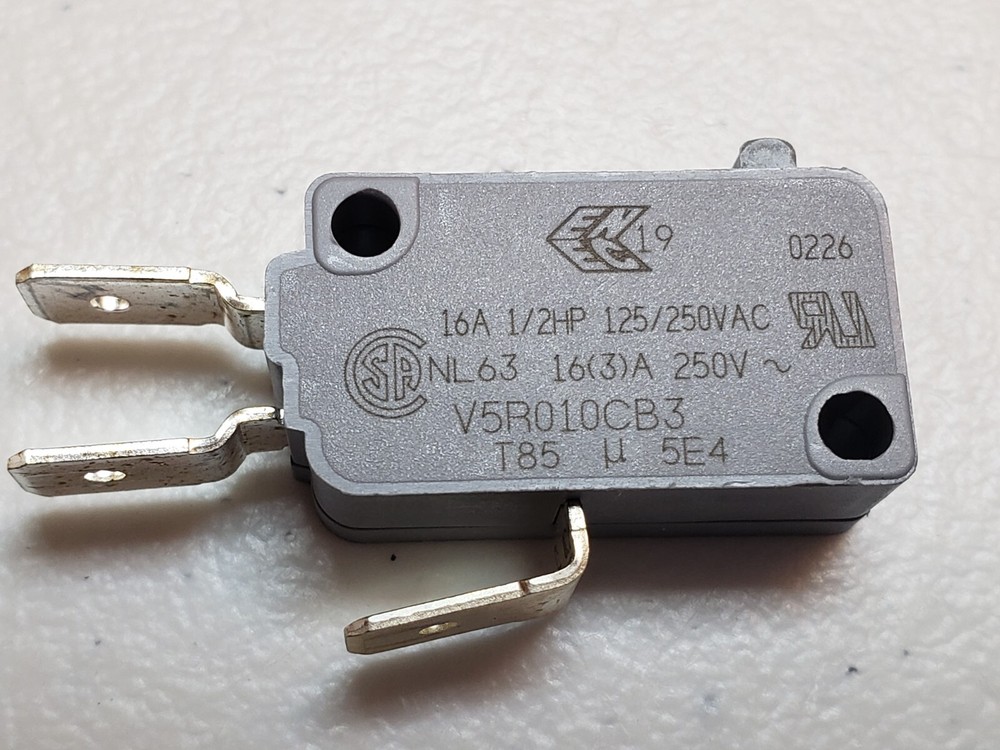 Honeywell - V5R010CB3 MICROSWITCH replacement part switch 16A / 250VAC
