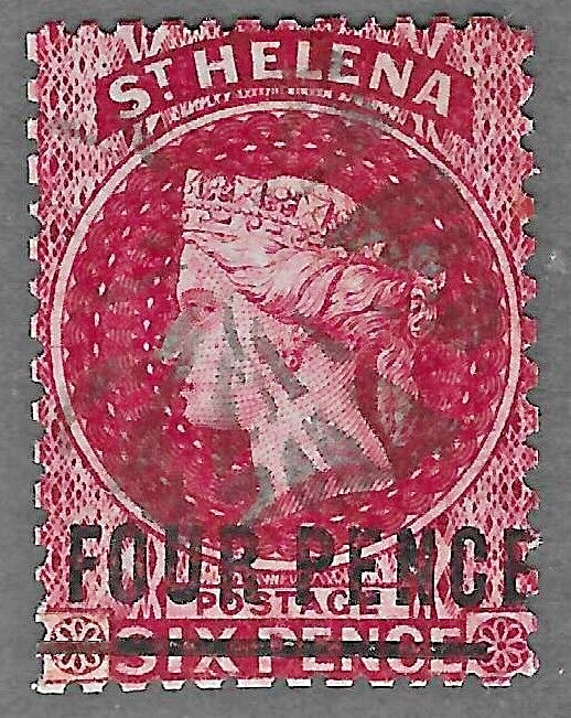 St. Helena (1868) - Scott # 21,   Used