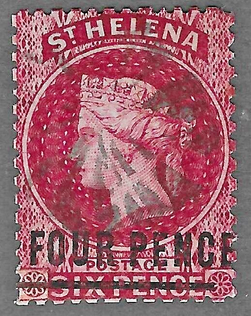 St. Helena (1868) - Scott # 21, Used