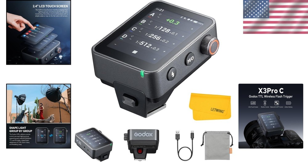 X3 Pro-C Flash Trigger for Canon - Bluetooth & APP Control