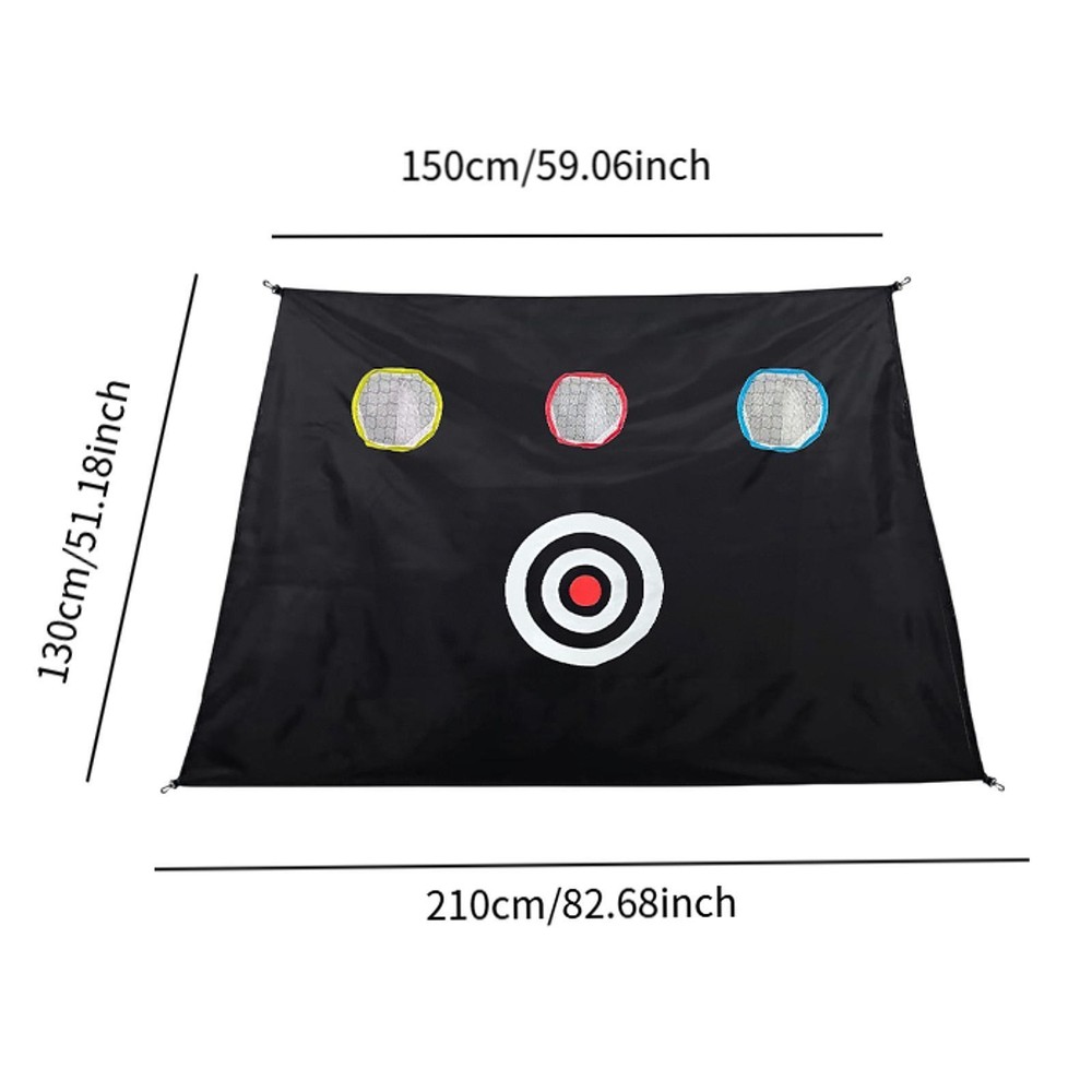 Golf Practice Net Target Cloth Golfing Accessories Folded Swing Chipping Net