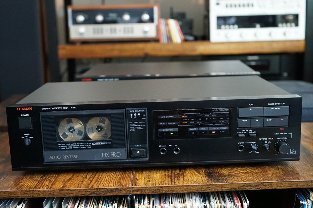 Luxman K-110 Stereo Cassette Deck - Excellent - Working