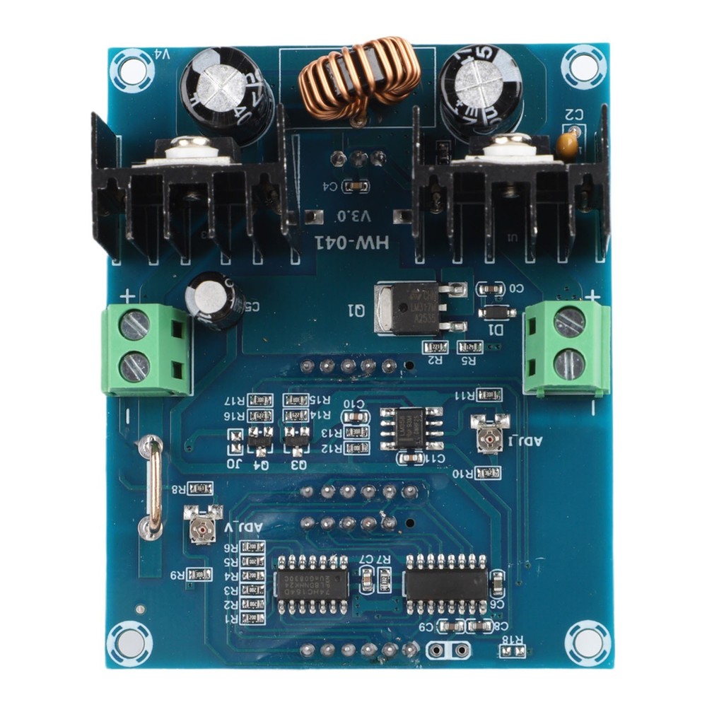 DC Voltage Regulator Board with Digital Display and Thermal Cooling Design