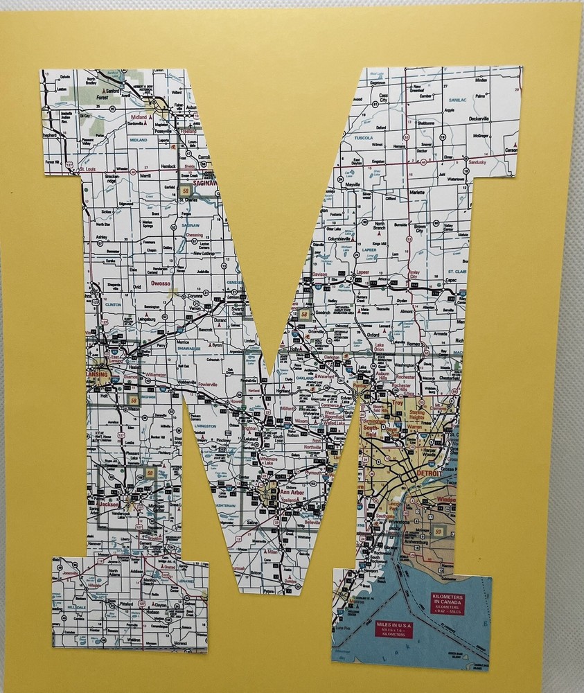 Michigan Mascot Map