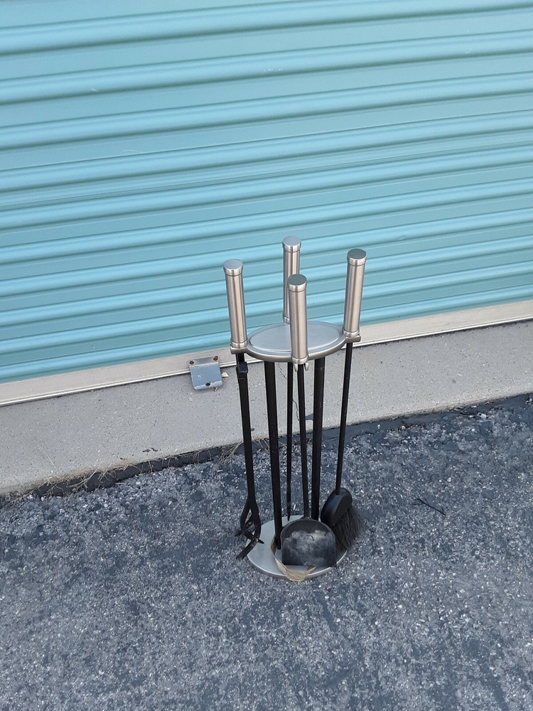 STAINLESS STEEL Fireplace Tools Set STAINLESS STEEL Fire tools FIRE TOOLS