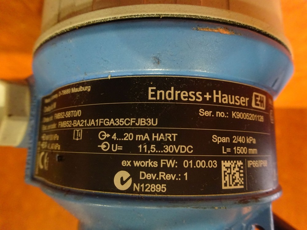 Endress Hauser deltapilot M FMB52