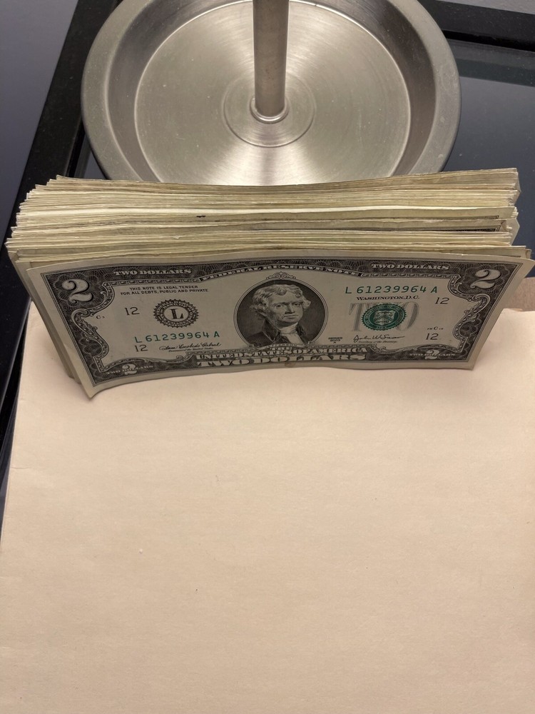 MIXED Circulated 1976-2017 Two Dollar Bill $2 Note