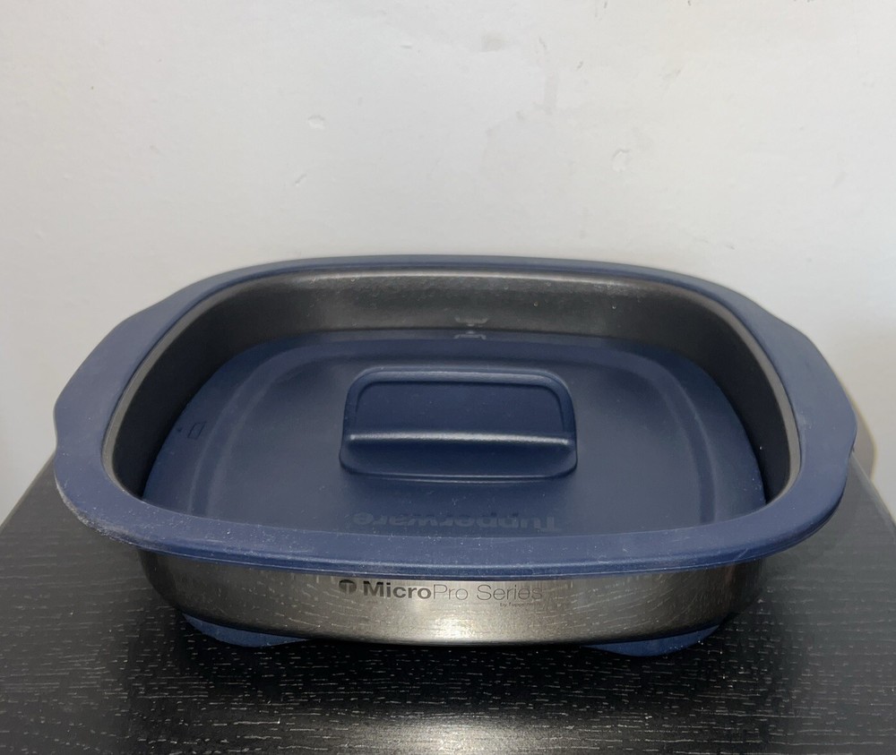 Tupperware MicroPro Series Microwave Griddle Grill Pan Excellent