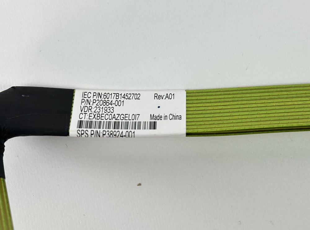 HPE P20864-001 Gen10+ TriMode 8SFF Backplane to Type-p SR Controller Cable DL360
