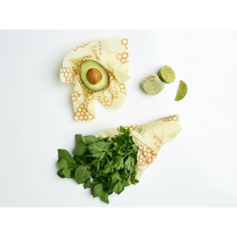 Reusable Beeswax Compostable Food Wraps - 2ct